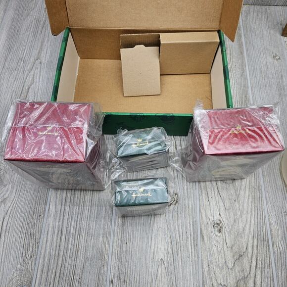 1997 Hallmark Keepsake Ornament Club Kit Night Before Christmas Set of 4 NEW - Picture 3 of 8